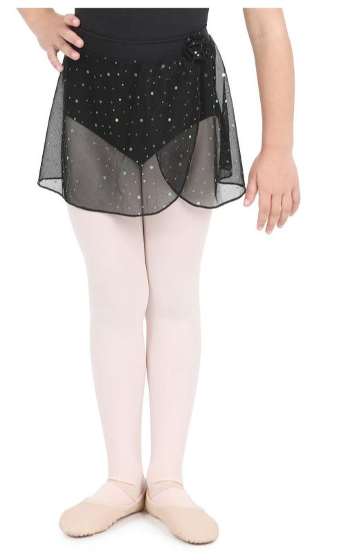 Capezio Glitter Rose Pull On Girls Dance Skirt 11530C