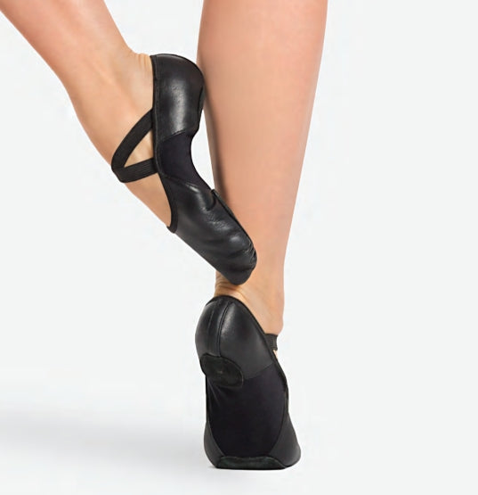 Capezio Hanami Leather Split Sole Adult Canvas Shoes 2038W