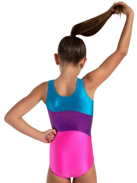 Capezio Level Up 3 Panel Tank Girls Leotard 12027C