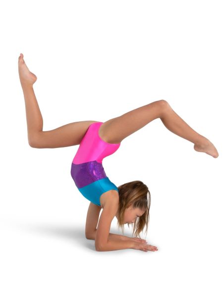 Capezio Level Up 3 Panel Tank Girls Leotard 12027C