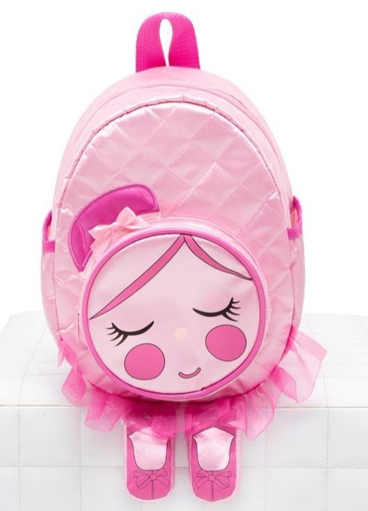 Capezio Pink Chloe Tutu Doll Kids Backpack B207