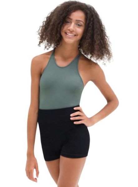Capezio Safari Green Rib Womens Leotard 11374W-SRG