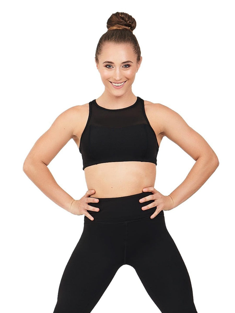 Capezio Shadow Dance Active Ladies Front Keyhole Bra Top 11650W-SHA