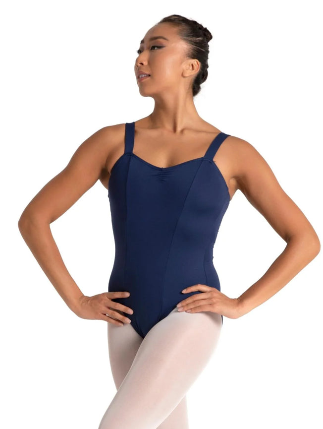 Capezio Studio Collection Wide Strap Pinch Front Tank Leotard SE1012W