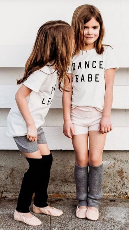 Capezio White Ford And Wyatt Dance Babe Childrens Short Sleeve T-Shirt FW4006