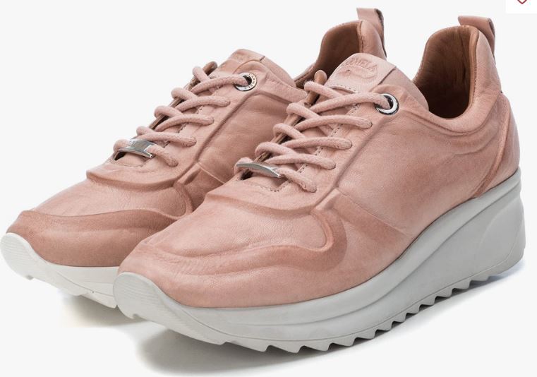 Carmela Nude Hayden Womens Wedge Sneakers C2211130