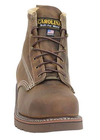 Carolina Brown Assembly Lo Mens Domestic Steel Toe Work Boots CA7511