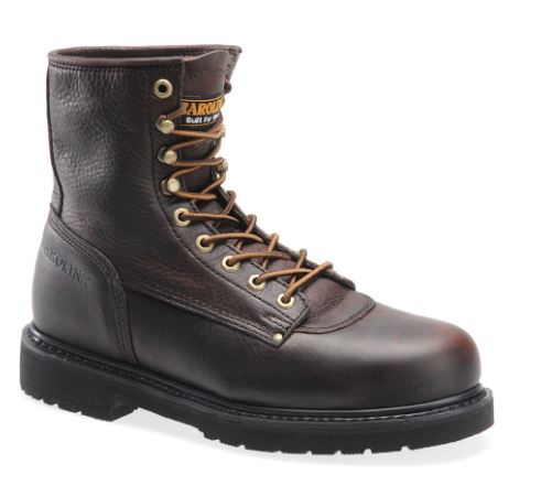 Carolina Brown Yarder Hi Mens 8 Inch Work Boots 8010
