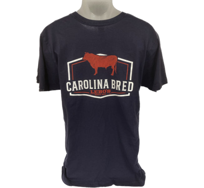 Carolina Cowboy Navy Carolina Bred Cattle Lebo's T-Shirt 1364-NVY