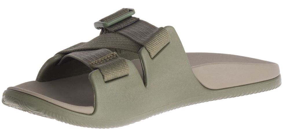 Chaco Fossil Chillos Mens Slide Sandals JCH107321