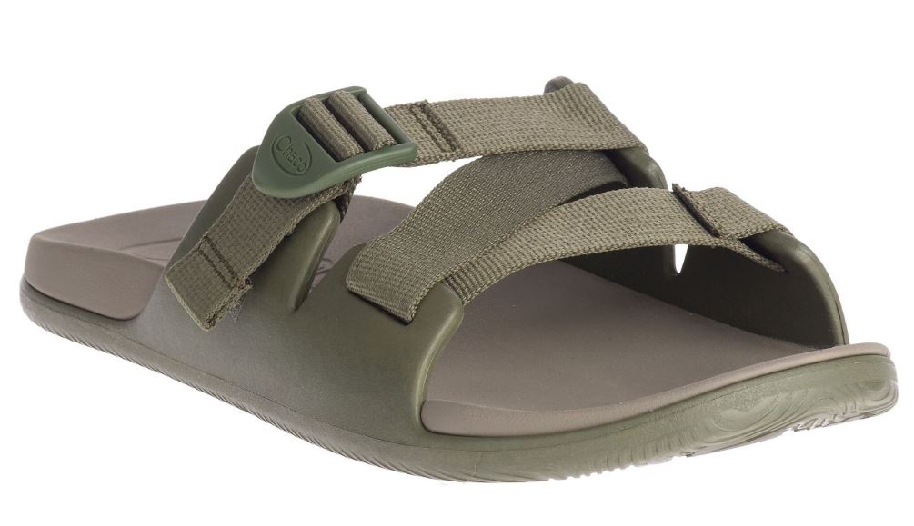Chaco Fossil Chillos Mens Slide Sandals JCH107321