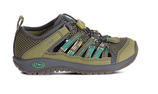 Chaco Green Big Kid's Kids Outcross 2 Shoes J180261