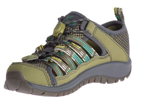 Chaco Green Big Kid's Kids Outcross 2 Shoes J180261