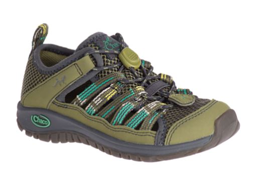 Chaco Green Big Kid's Kids Outcross 2 Shoes J180261