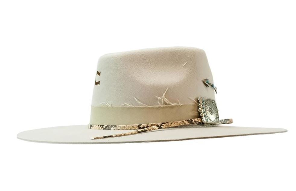 Charlie 1 Horse Silverbelly Spear Point Hat CWSPPO-034061