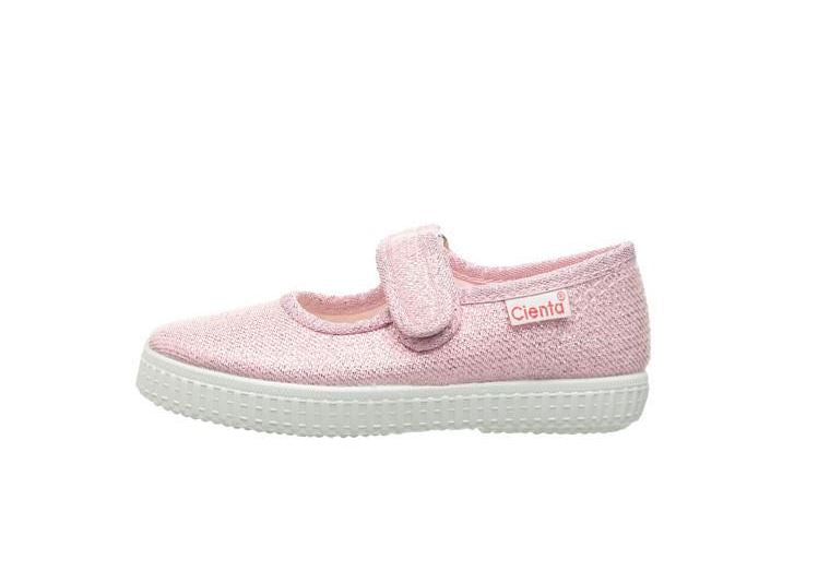 Cienta Pink Sparkle Mary Jane Kids Shoes 56013-42