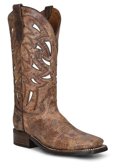 Circle G by Corral Brown Handcrafted Nut Leather Womens Western Boots L5899