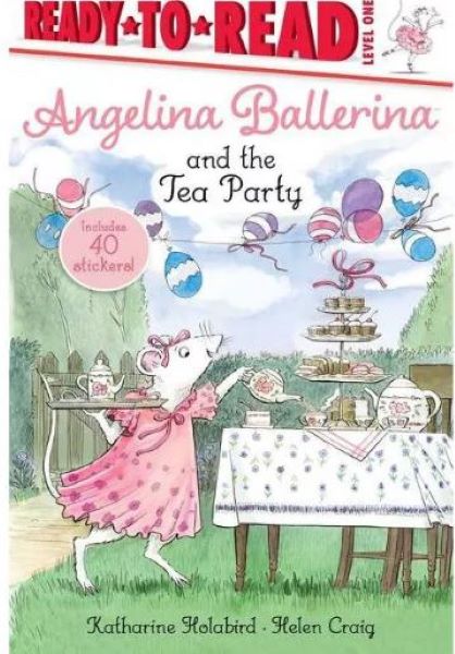 CJ Merchantile Angelina Ballerina and the Tea Party Book with Stickers B-129978