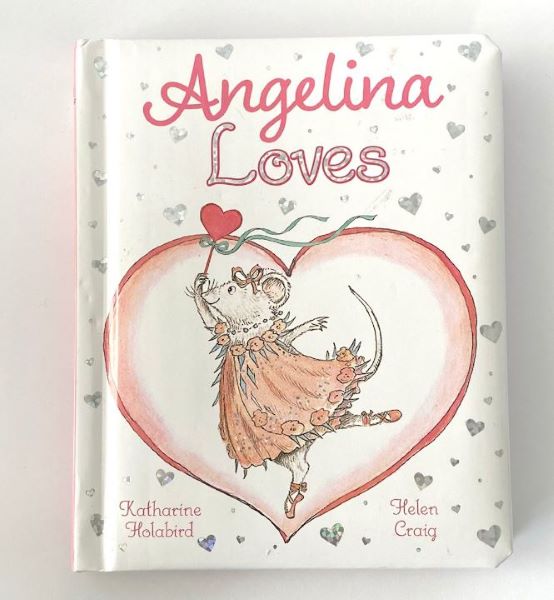 CJ Merchantile Angelina Loves Dancing Small Board Book B-134978