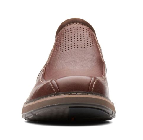 Clarks Black Tumbled Leather Un.Ramble Step Mens Shoes 26136999