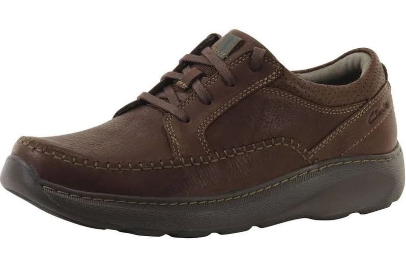 Clarks Charton Vibe Brown Leather Mens Shoes 26114994