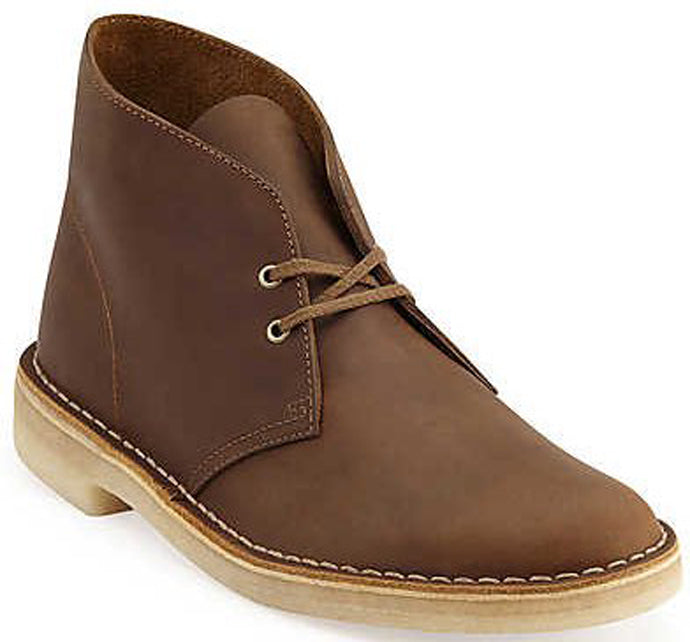 Clarks Desert Boot Beeswax Brown Lea Mens Causal 26138221