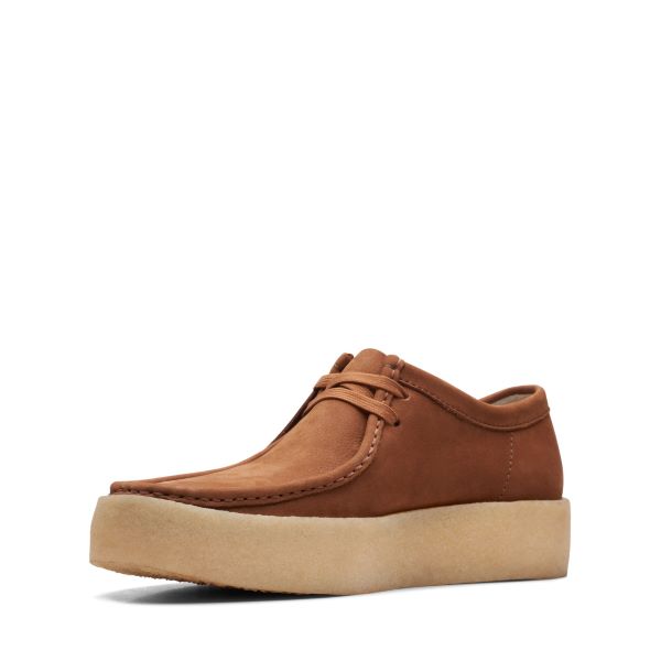 Clarks Tan Nubuck Wallabee Cup Men's Shoes 26167989