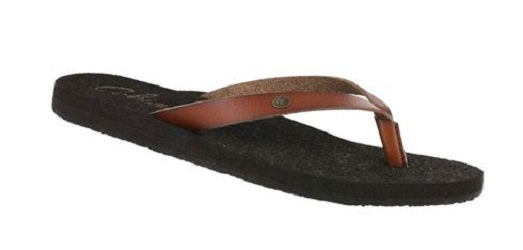 Cobian Brown La Playita Womens Flip Flop PLA18