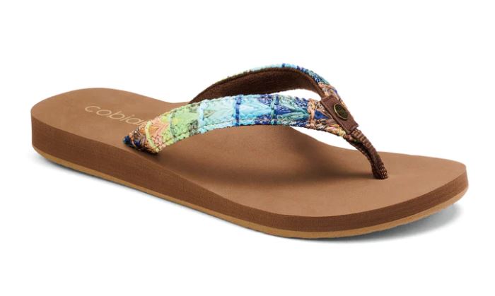 Cobian Mocha Fiesta Skinny Bounce Womens Flip Flops FSB13