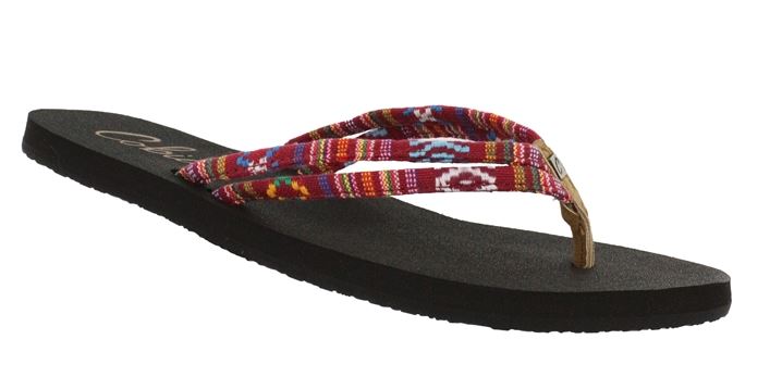 Cobian Multi Crimson Soleil Womens Comfort Sandals SLE18-601