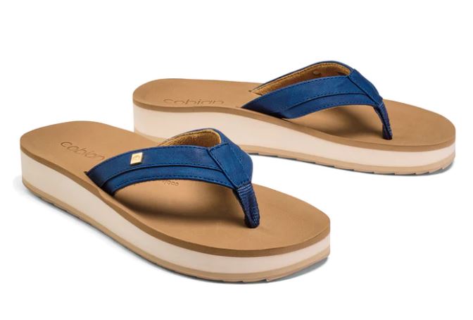 Cobian Navy Reya Rise Womens Flip Flops REY22