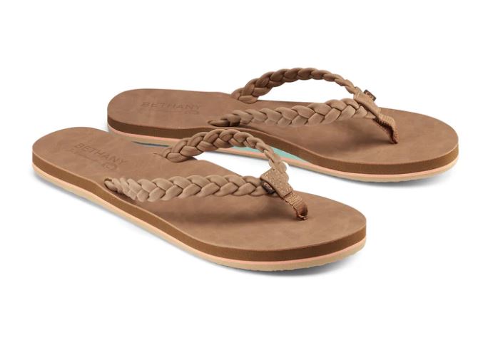 Cobian Tan Bethany Braided Pacifica Womens Flip Flops BBP23