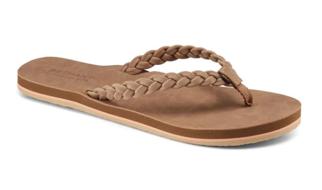 Cobian Tan Bethany Braided Pacifica Womens Flip Flops BBP23