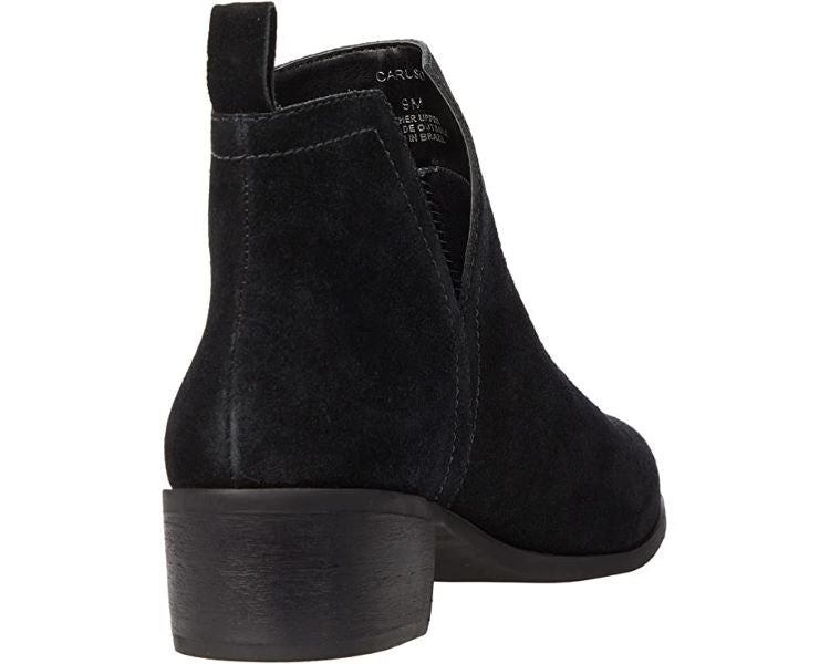 Coconuts By Matisse Black Suede Caruso Womens Ankle Boots CARUSO-BLACK