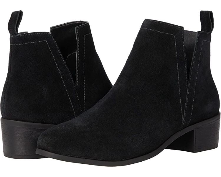 Coconuts By Matisse Black Suede Caruso Womens Ankle Boots CARUSO-BLACK