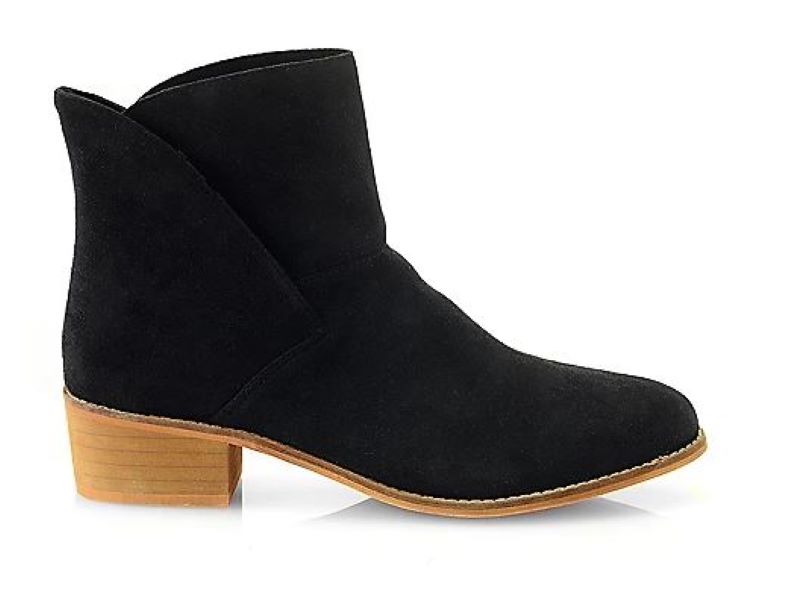 Corky's Black Spill The Tea Ankle Booties SPILLTHETEA