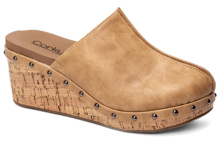 Corky's Caramel Women's 2.5 inch Wedge Shoes MARLEY-CARA