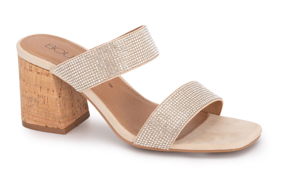 Corky's Clear Jewels Divine Women's 2 Strap Heels 41-0115-CLJW