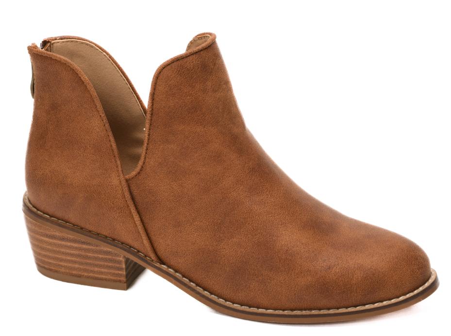 Corky's Cognac Vanish Women's Booties 80-01177-COGNAC