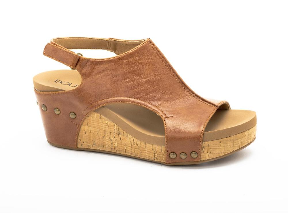Corky's Whiskey Carley Women's Wedge Sandals 30-5316-WKSM