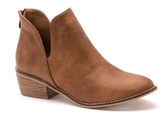 Corkys Caramel Vanisih Womens Short Booties 80-0177