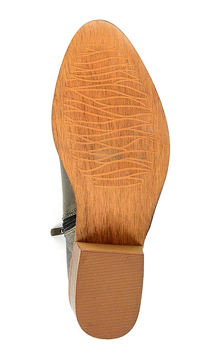 Corkys Dazzling Gold Faux Leather Laser Cut Distressed Womens Ankle Boots 80-9508-GOLD