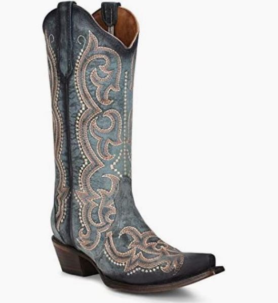 Corral Blue Jean Embroidered Women's Western Boots L5869