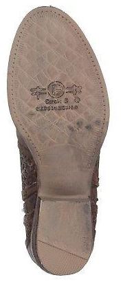 Corral Brown Cutout Shortie Womens Boots Q5019