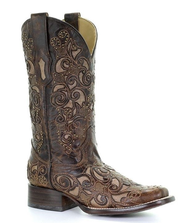 Corral Brown Helena Womens Western Boot A3326