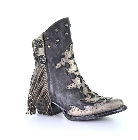 Corral Metallic Overlay Womens Pointed Toe Fashion Boots Z0092