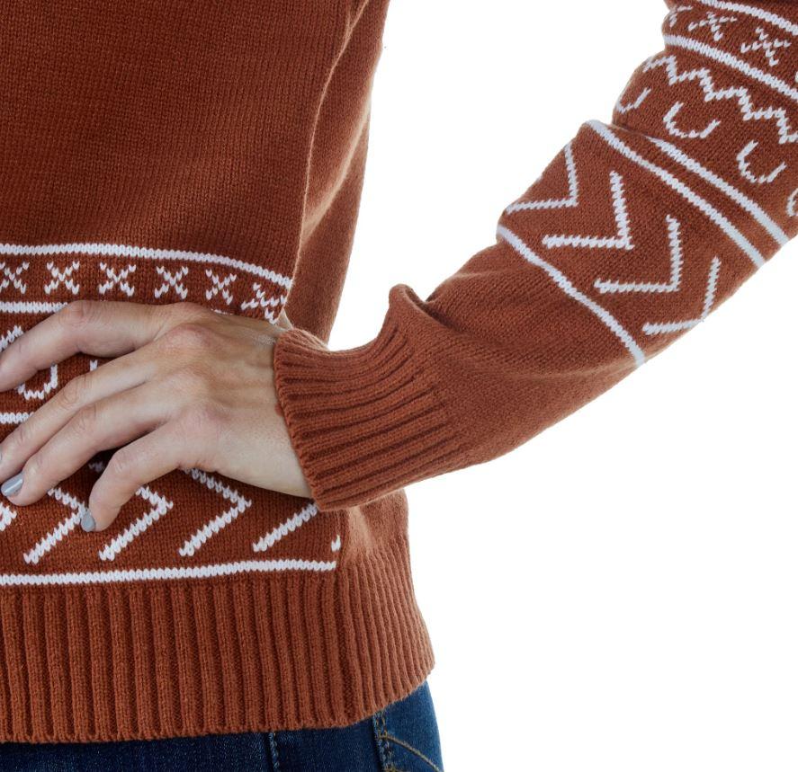 Cotton And Rye Rust Longhorn Women's Sweater CRK215RT