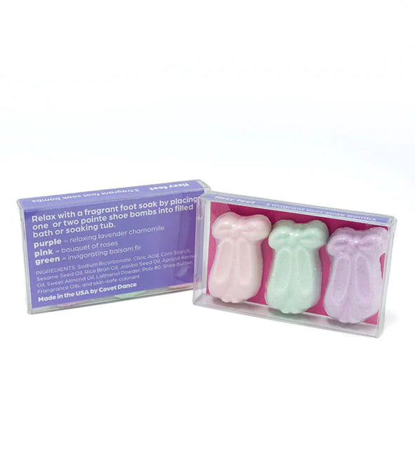 Covet Dance Fizzy Feet Foot Soak Bombs 3 Pack CTF-FF3