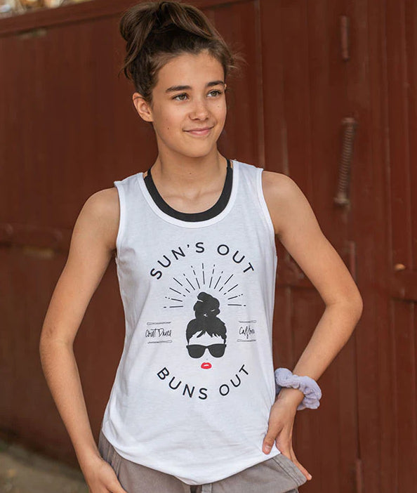 Covet Dance Sun's Out Buns' Out -Girls Tank SOBO-TK-KIDS