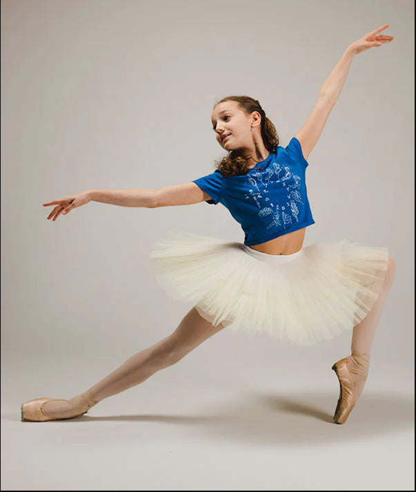 Covet Dance Zodiac Dancers-Cropped Tee DOZ-CT-BLUE